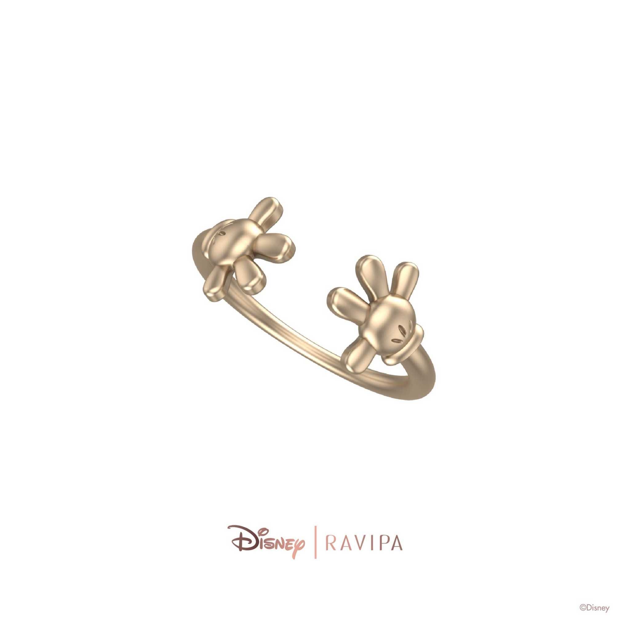 Gold Mickey Mouse Ring
