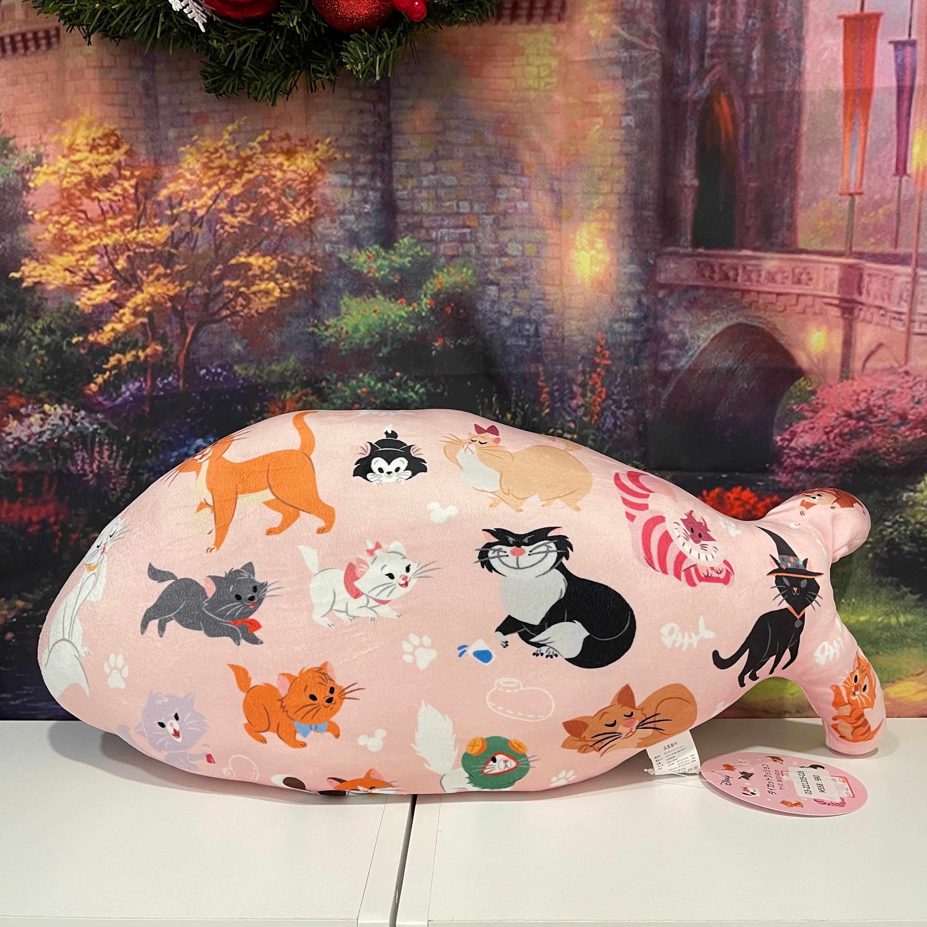 หมอน Disney Cat - Fish (Pink)