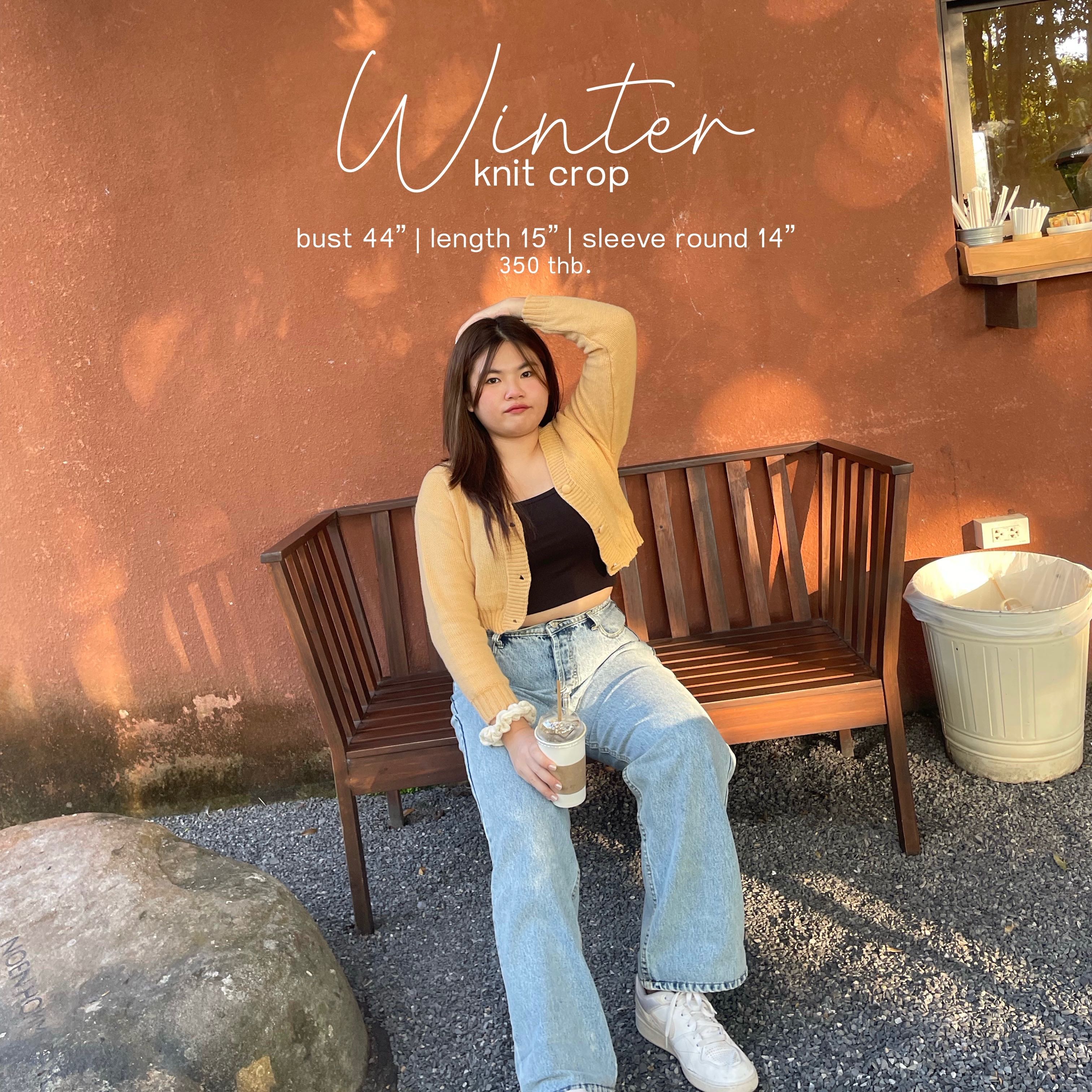 Winter knit crop (มี 3 สี)