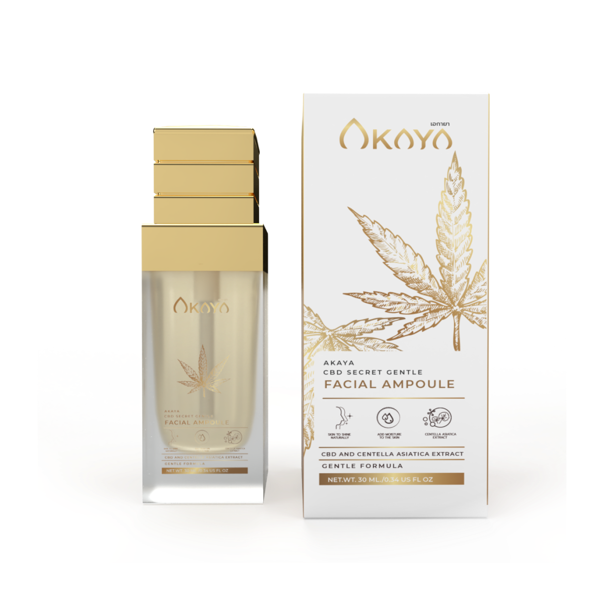 AKAYA CBD Secret Gentle Facial Ampoule