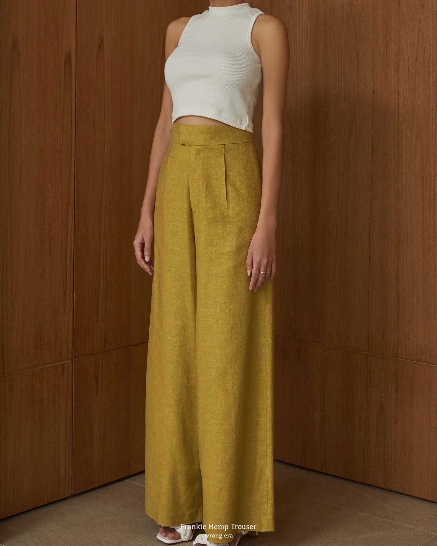 Frankie Hem p.  Trouser (โปรดอ่านวิธีการรักษาก่อนซื้อสินค้า)