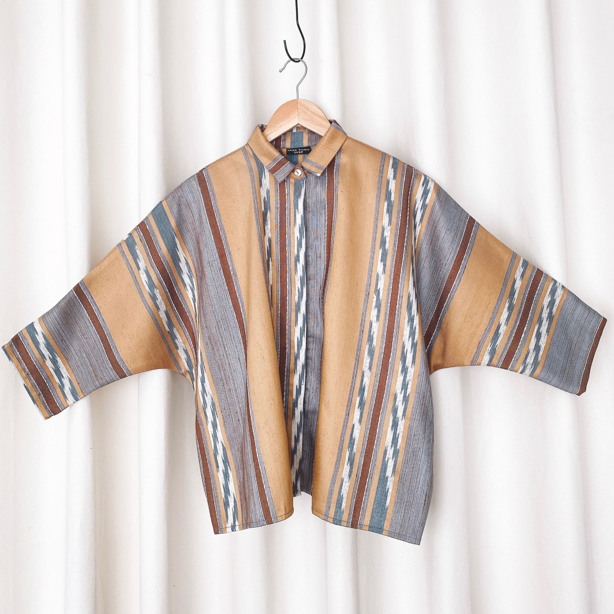Classic ikat silk shirt 