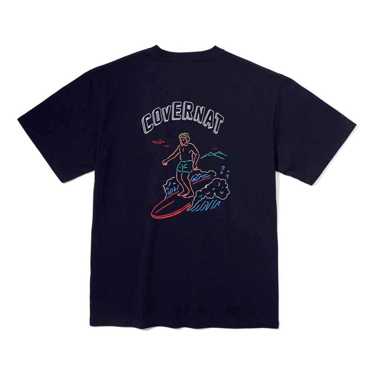 Tシャツ・カットソー COVERNAT SUFER SHOP GRAPHIC T-SHIRTS 4TR397 MUSINSA | COVERNAT Surfer Shop T-shirt Navy