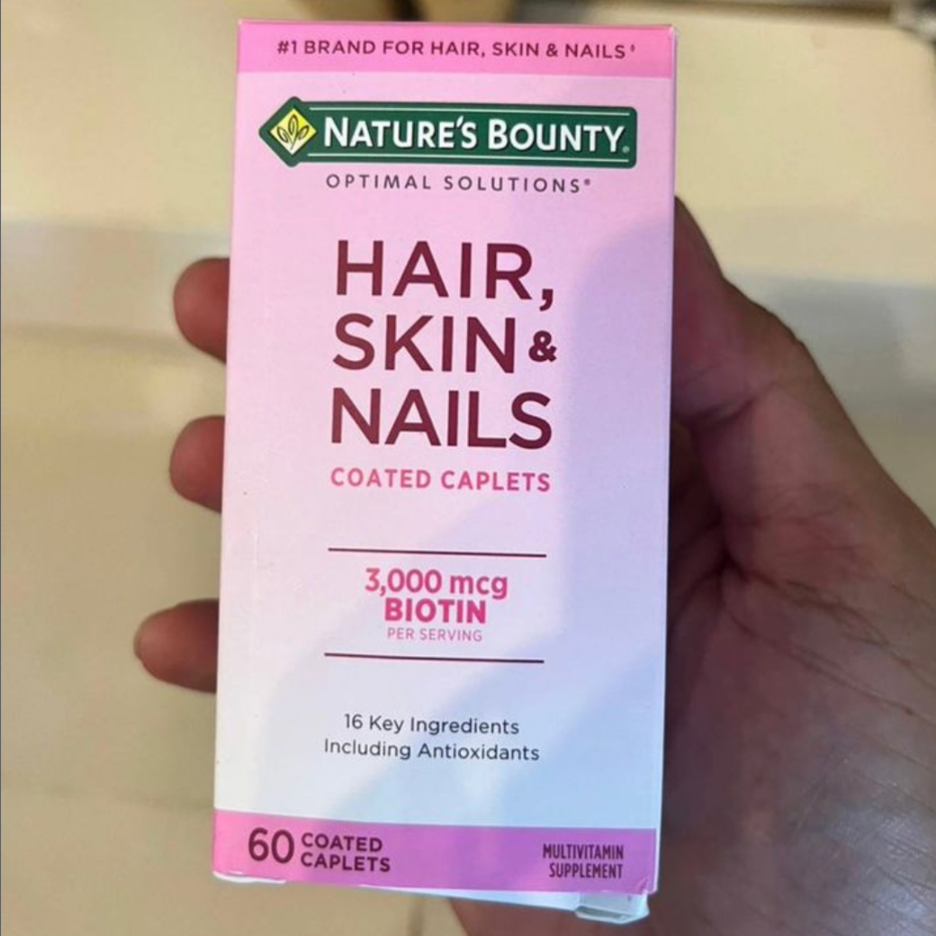Nature's Bounty Hair, Skin and Nails ช่วยให้ผมเงางาม รักษาสุขภาพเส้นผม ป้องกันผมหงอก ผมร่วง