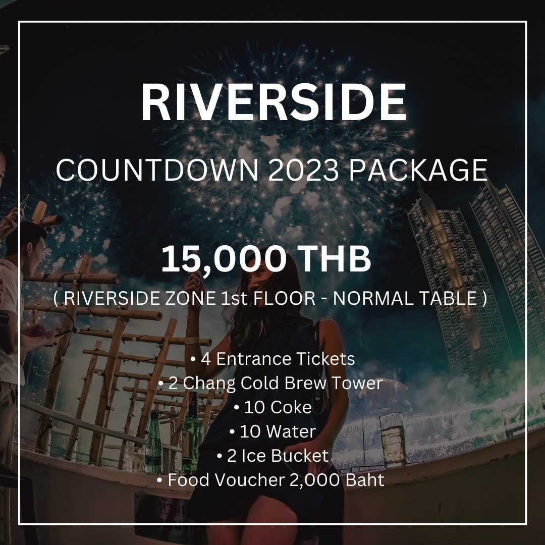 [NORMAL TABLE 1 - 16] Riverside Zone 1st Floor - Normal Table for Countdown 2023