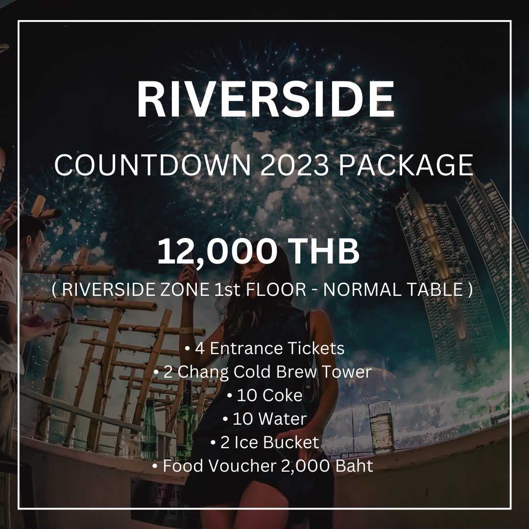 [NORMAL TABLE 17 - 24] Riverside Zone 1st Floor - Normal Table for Countdown 2023
