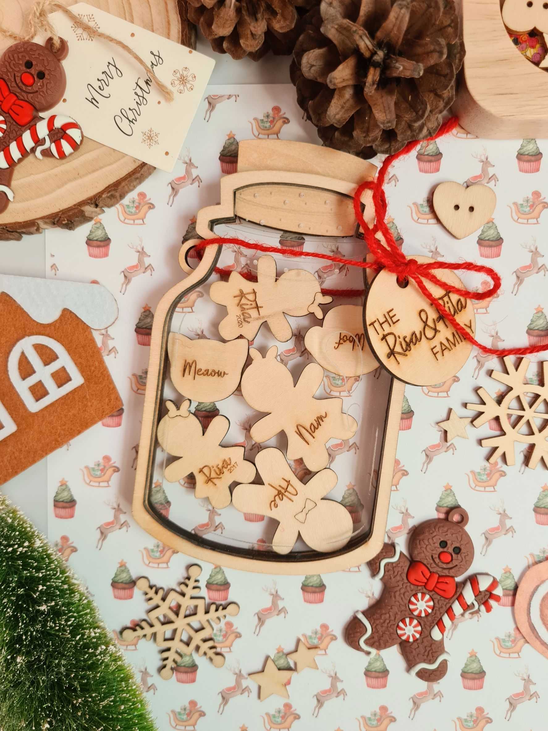 Family jar: personalized gift