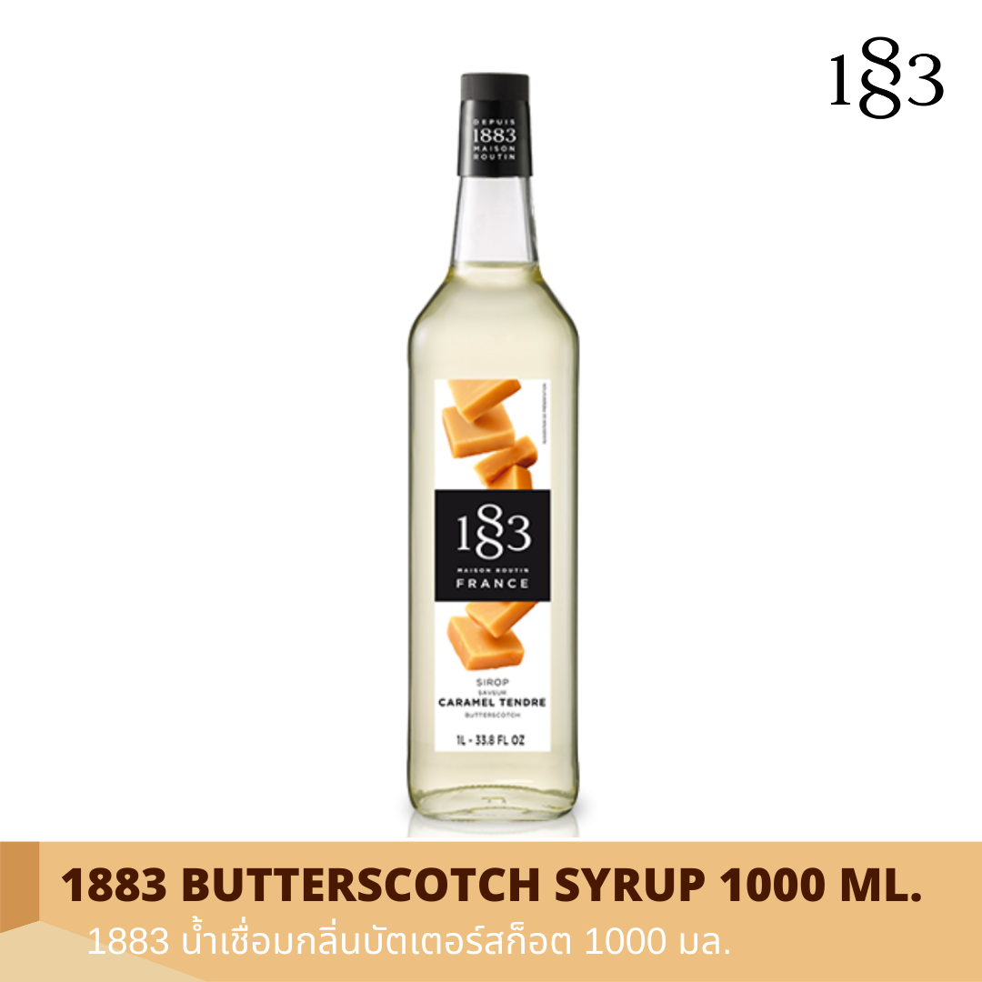 1883 BUTTERSCOTCH FLAVORED SYRUP 1000 ml.