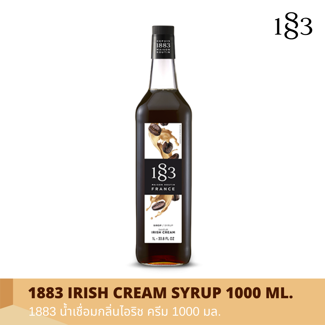 1883 IRISH CREAM FLAVORED SYRUP 1000 ml.