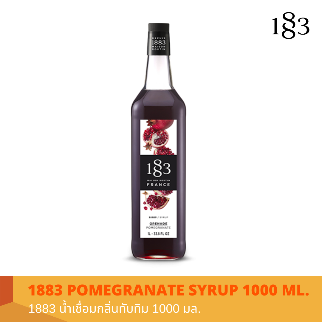 1883 POMEGRANATE FLAVORED SYRUP 1000 ml.
