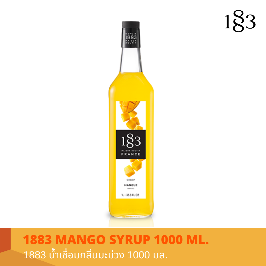 1883 MANGO FLAVORED SYRUP 1000 ml.