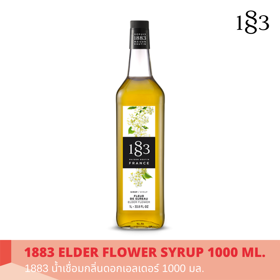 1883 ELDERFLOWER FLAVORED SYRUP 1000 ml.