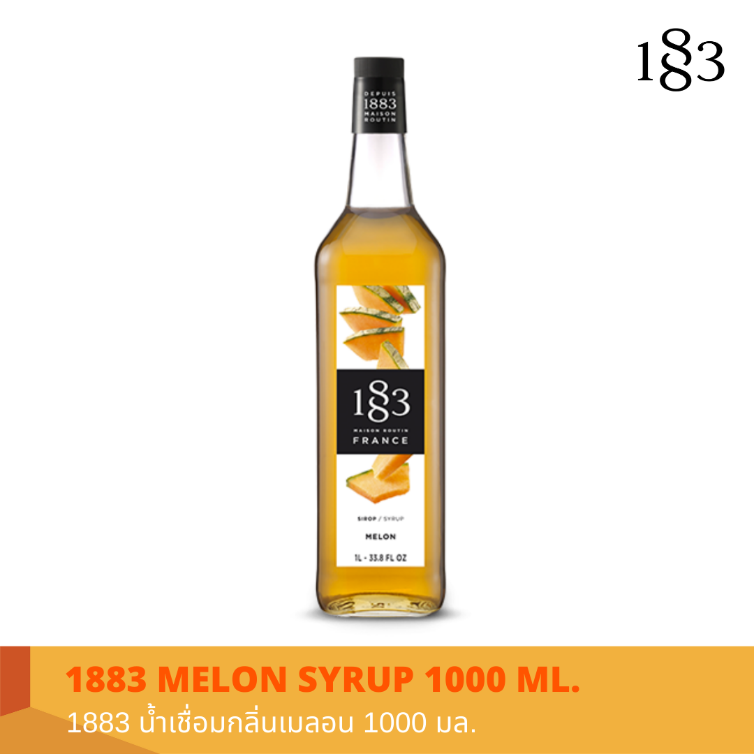 1883 MELON FLAVORED SYRUP 1000 ml.
