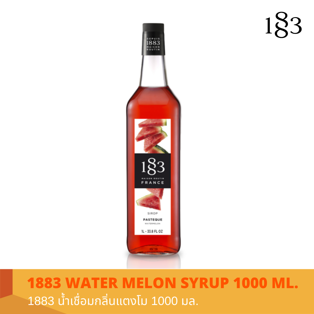 1883 WATER MELON FLAVORED SYRUP 1000 ml.