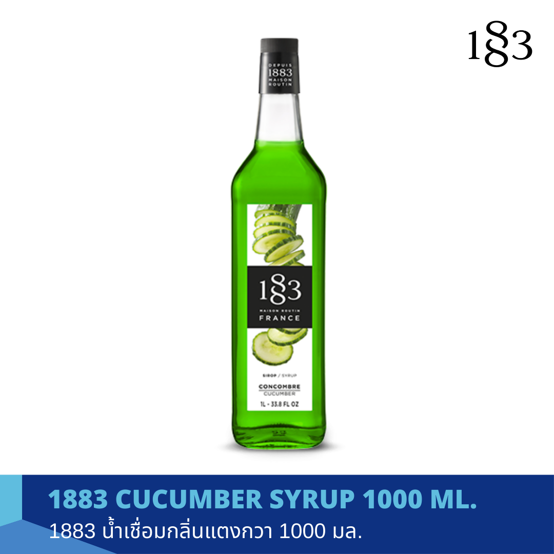 1883 CUCUMBER FLAVORED SYRUP 1000 ml.