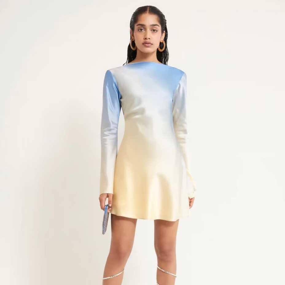 SALE Cult Gaia MILLA DRESS - PROSECCO OMBRE