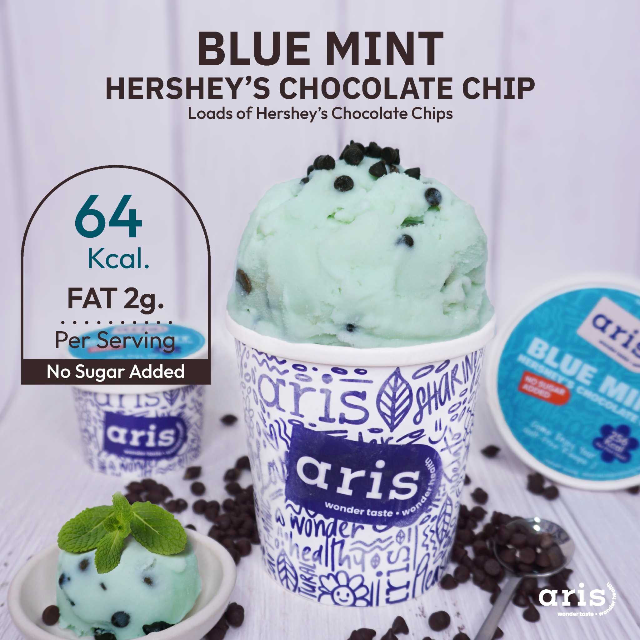 Blue mint Hershey's chocolate chip