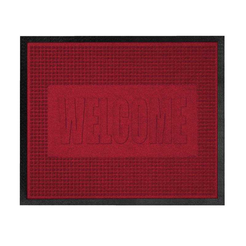 Water Horse Window (Red) พรมซับน้ำกันลื่น-ขอบยาง