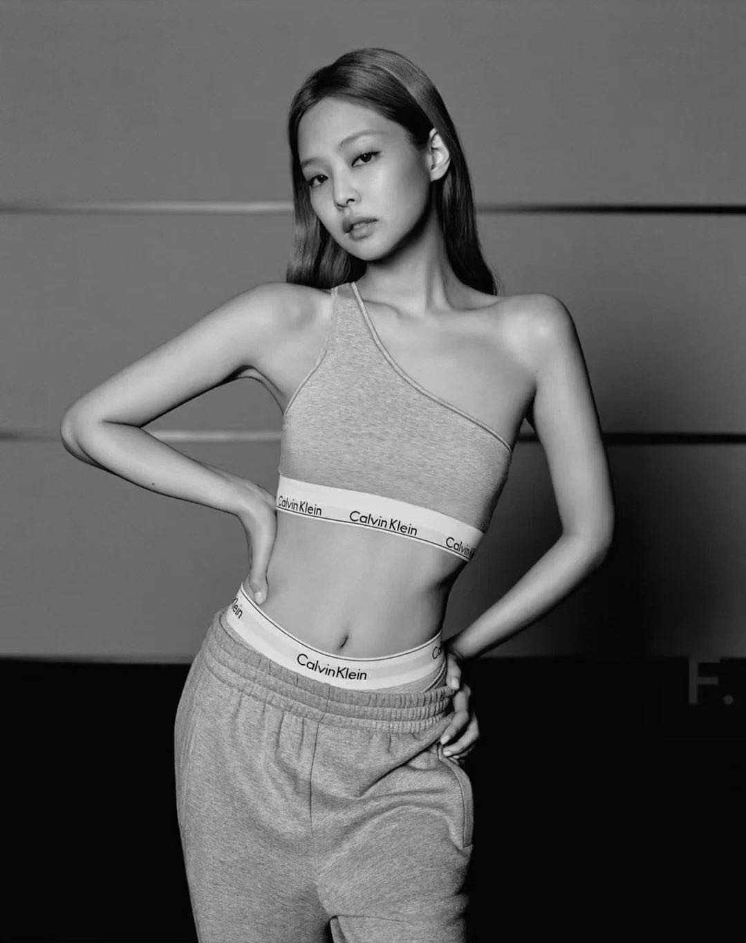 พร้อมส่ง🇺🇸Calvin Klein - Modern Cotton One Shoulder Unlined Bralette  บราทรงปาดไหล่ ไม่มีฟองน้ำ