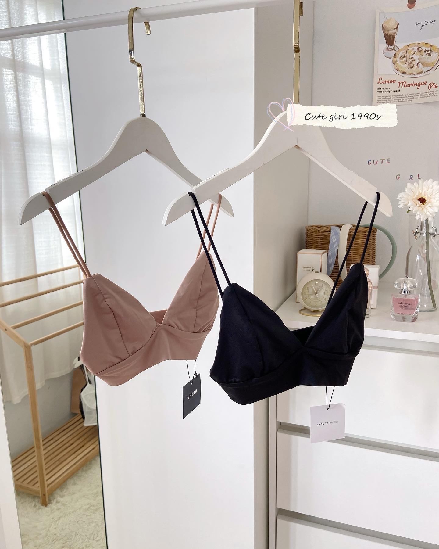 ST867 บราครอปสายเดี่ยว ป้าย SHEIN 🦋