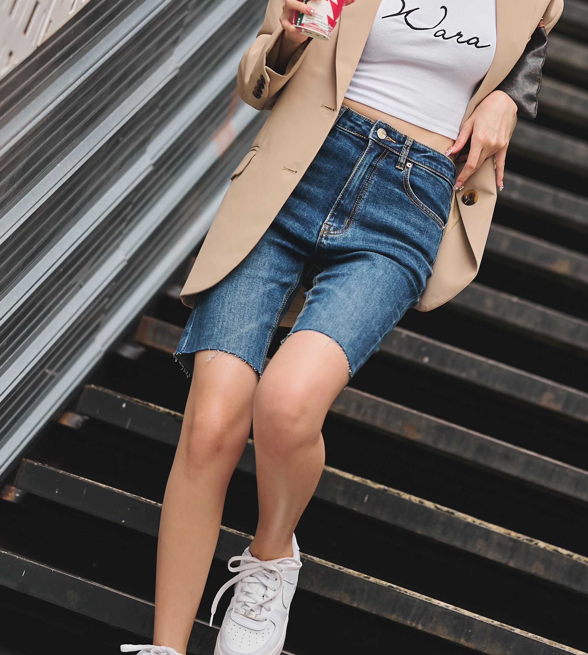 Curved tidy jeans - 818C