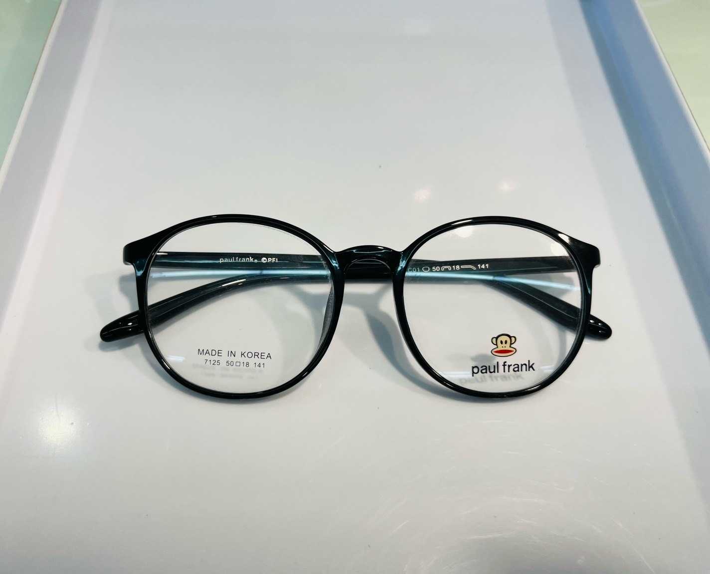 กรอบแว่นแบรนด์ Paul Frank สีดำ