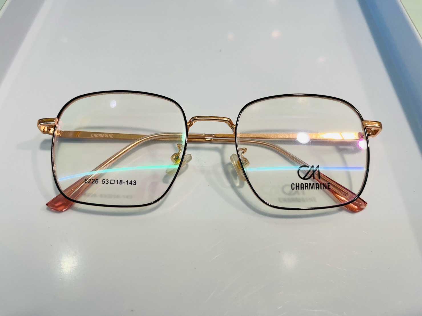 กรอบแว่นแบรนด์ Charmaine สี Rose Gold