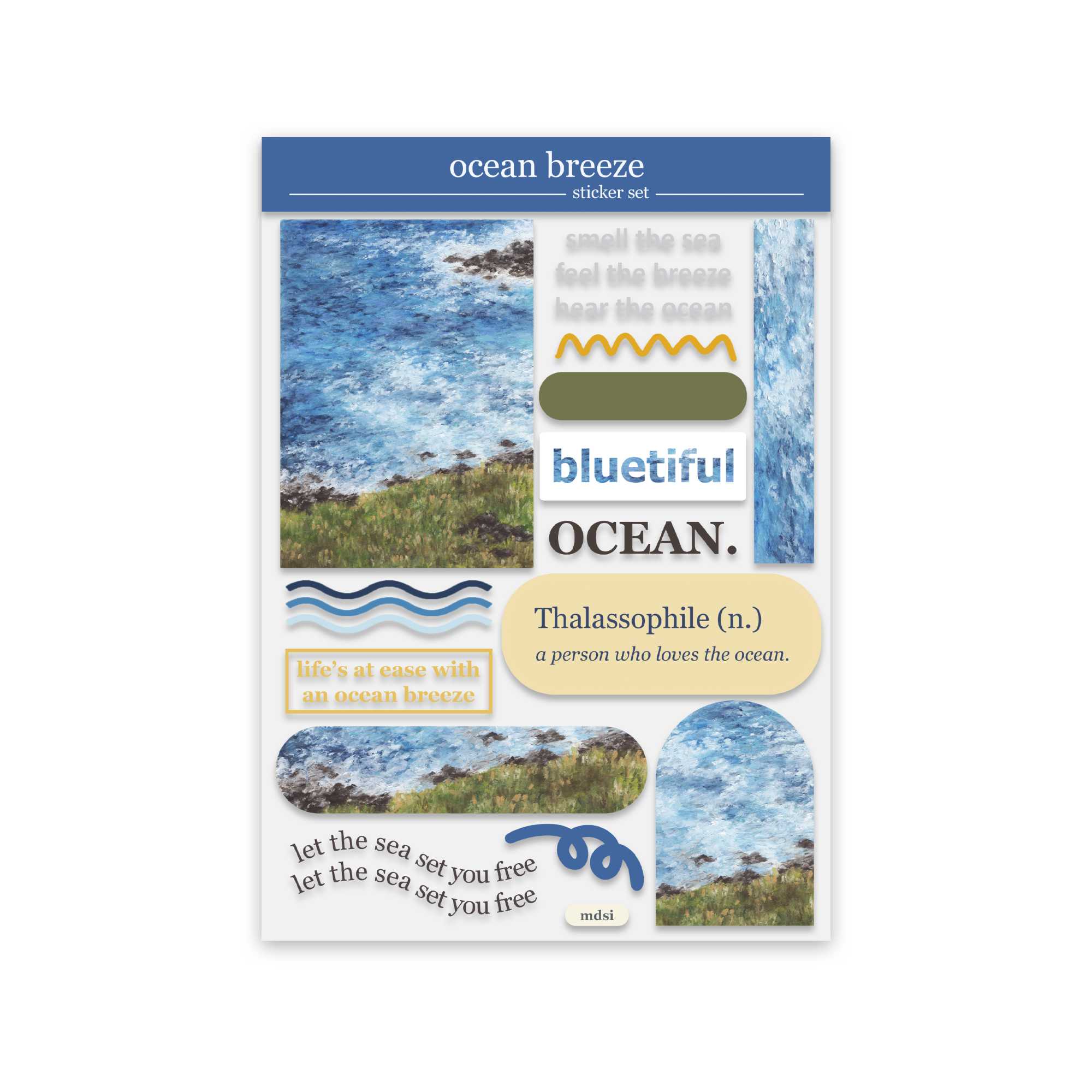 ocean breeze - sticker set