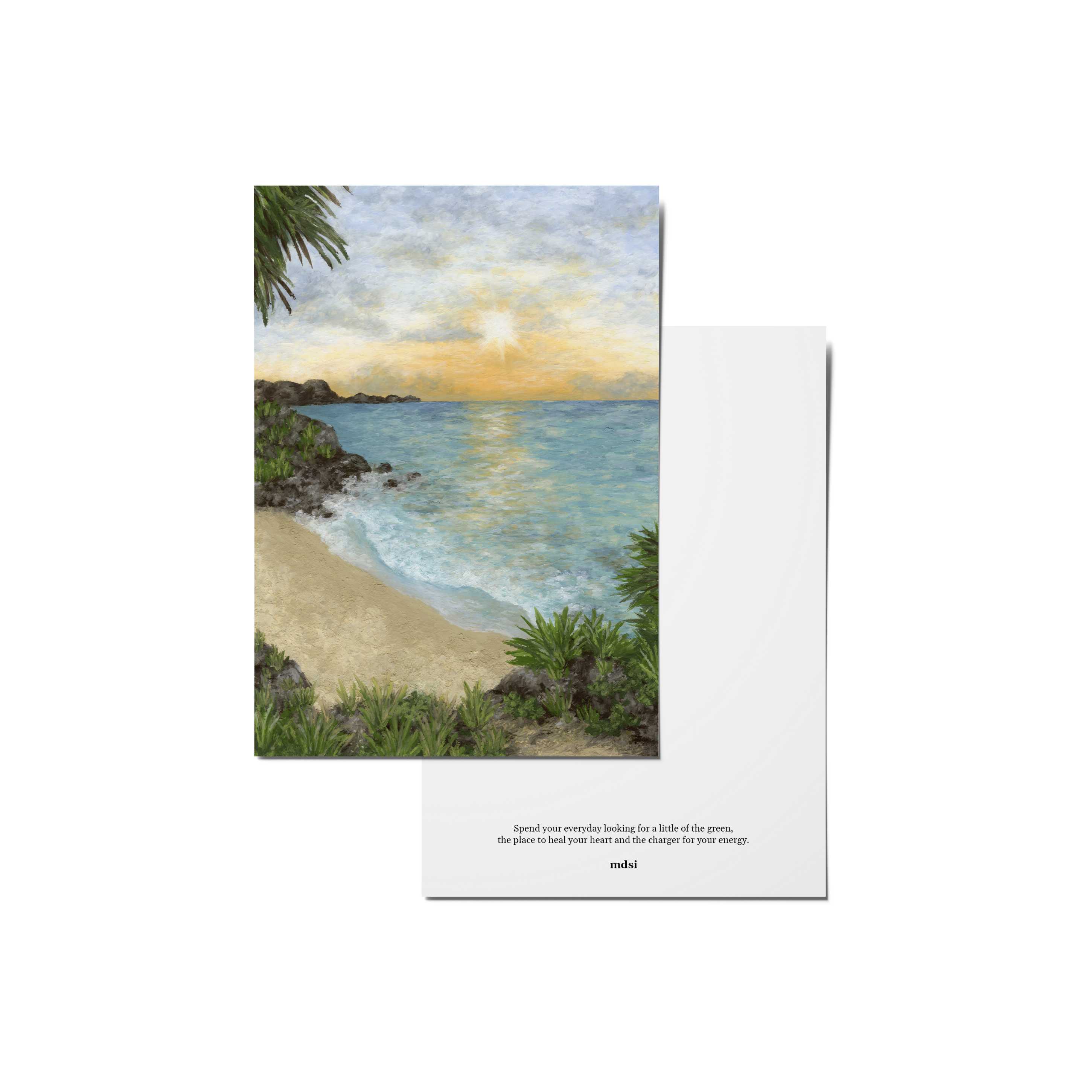 rise and shine - postcard & poster