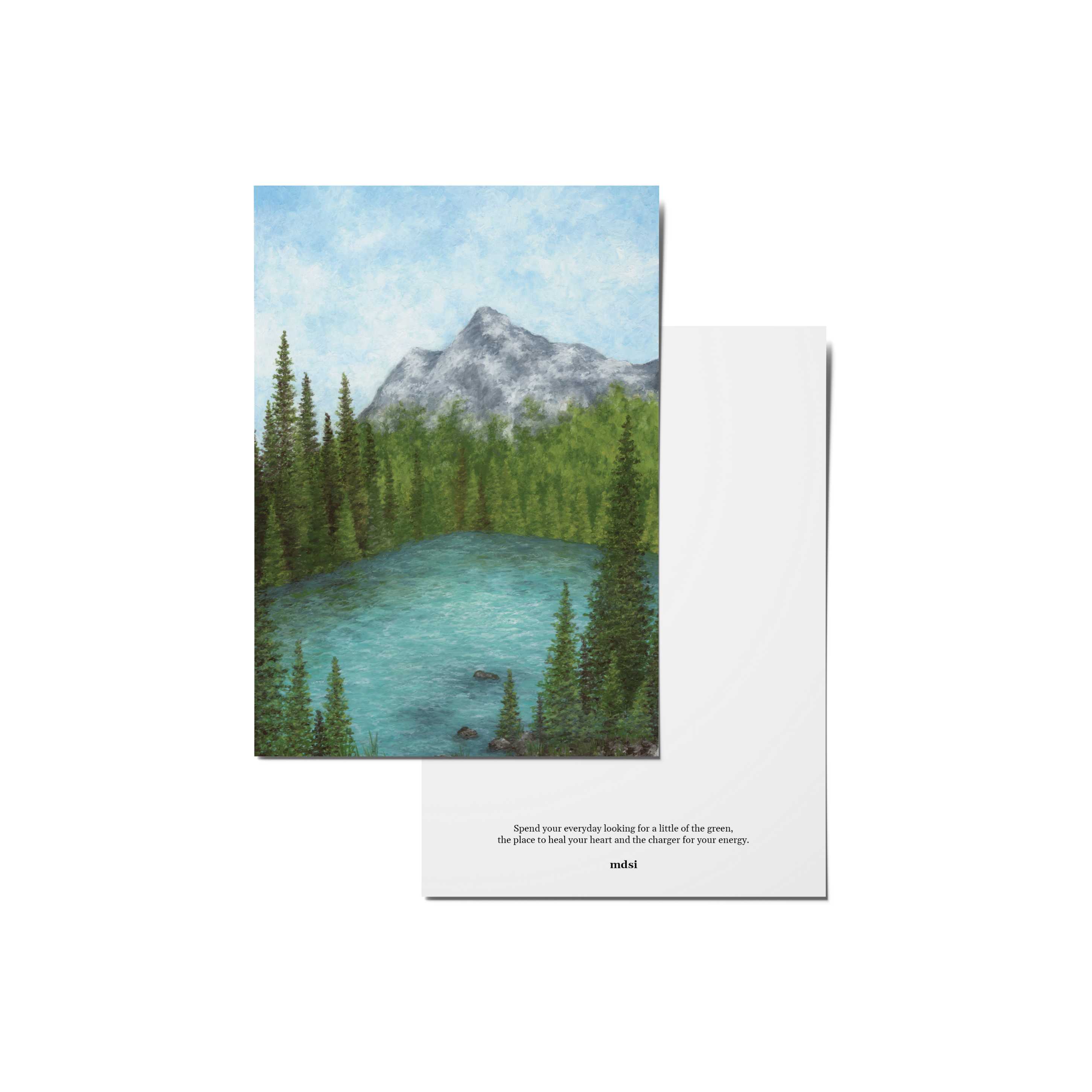 minty fresh - postcard & poster