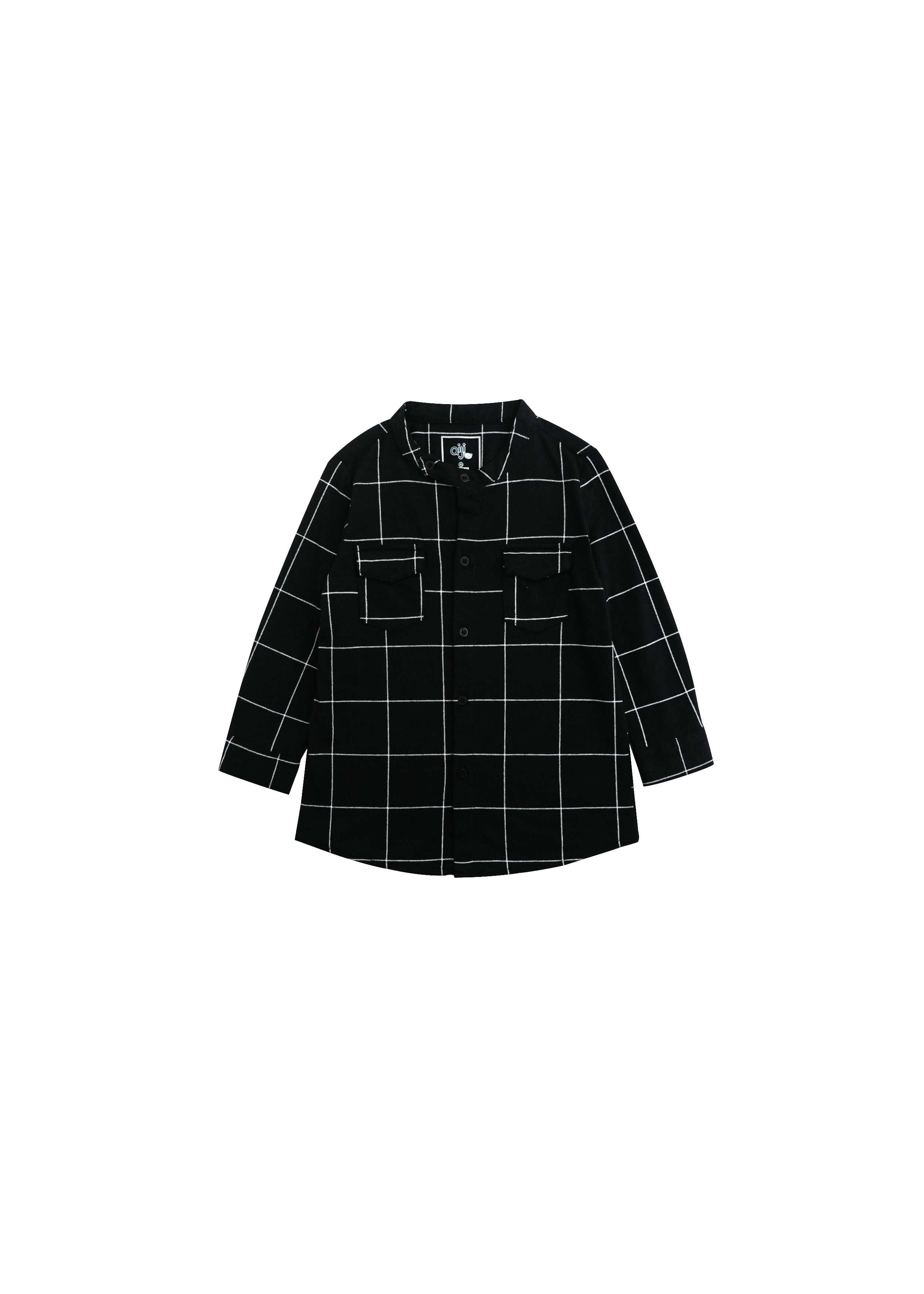 QueenCows Kids เสื้อแขนยาว Logan Top (Black)
