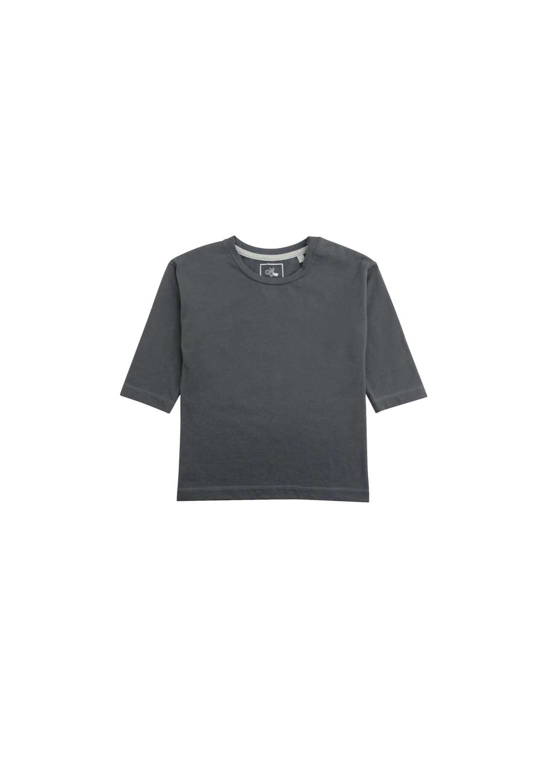 QueenCows Kids เสื้อแขนยาว Noelle Long Sleeve (Dark Grey)