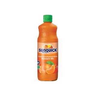 (ยกลัง แพ็ค 6 ขวด) SUNQUICK ซันควิกน้ำส้มแมนดาริน ขนาด 1000 มล.