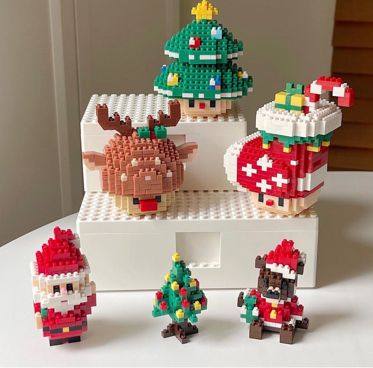 (พร้อมส่ง) ตัวต่อคริสต์มาสสุดน่ารักกกกก🎅🏻🎄🦌🎁
