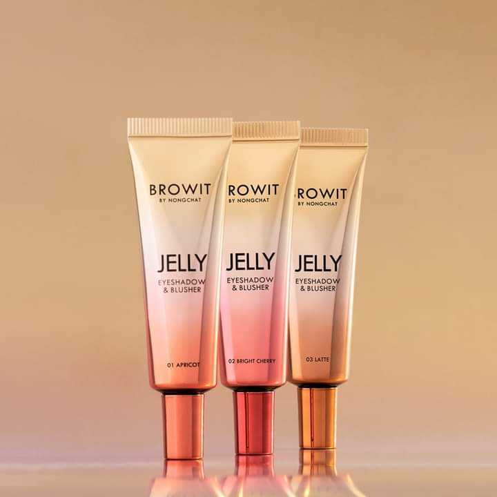 BROWIT BY NONGCHAT JELLY EYESHADOW & BLUSHER 2IN1 ปริมาณ 10g.