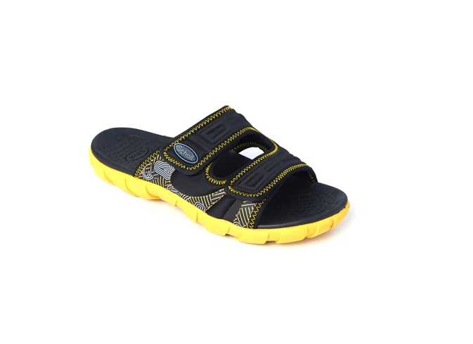 SCHOLL Hunter Comfort Sandals  -Black/Yellow [U] NEA รองเท้าแตะ ได้ทั้งชายและหญิง สกอลล์ แท้