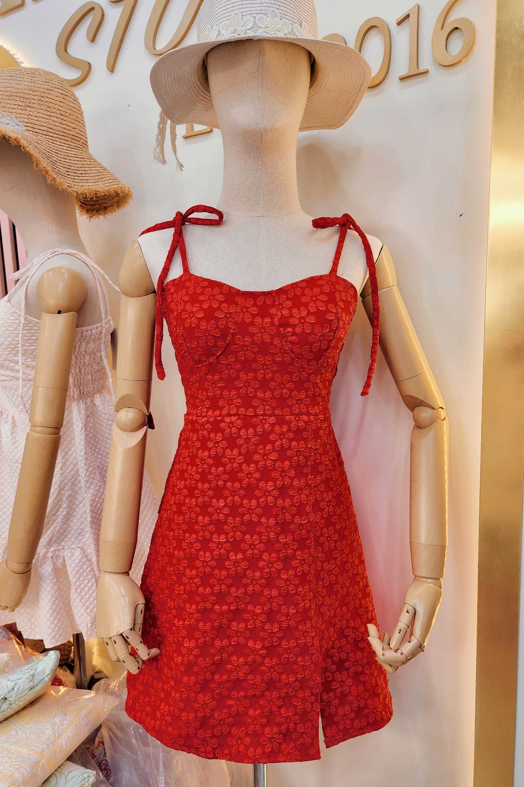 Dolly My Ap'sy Dress#1420-1ชุดเดรส เนื้อผ้า Jaq guard รุ่นนี้ใส่เต้าให้ด้วยนะคะ ใส่แบบโนบราได้