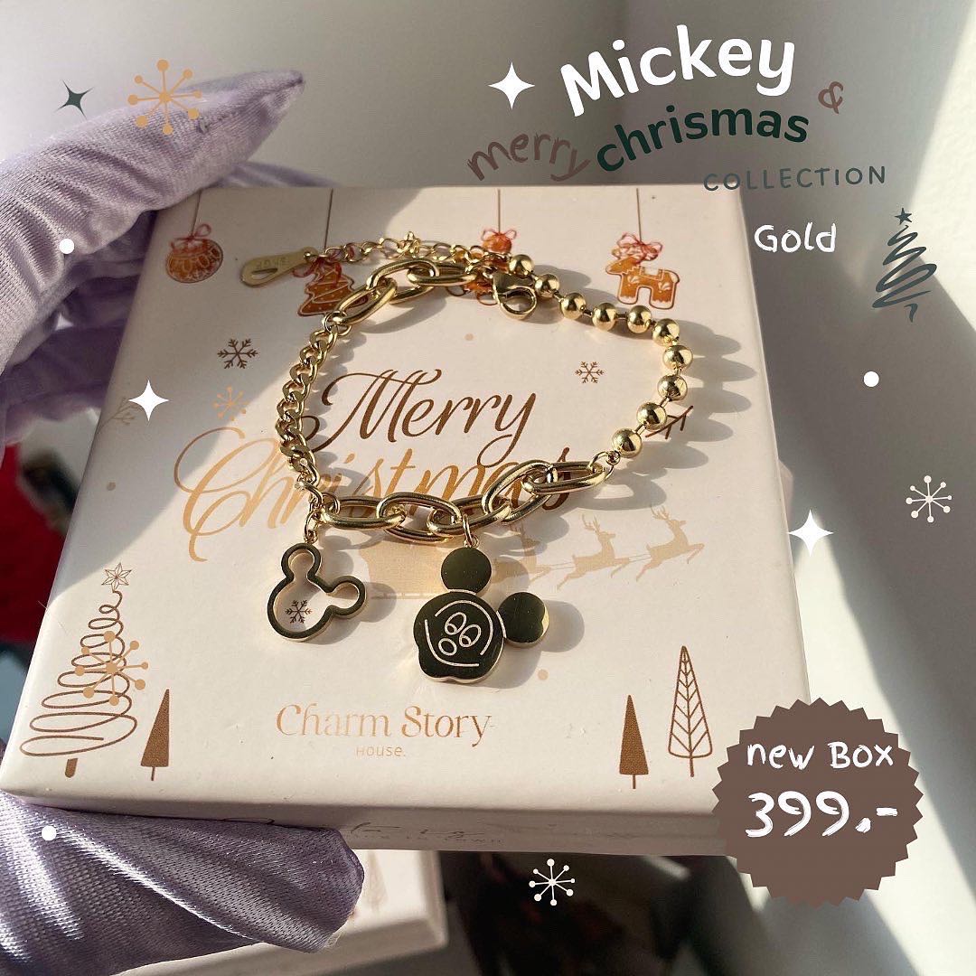 สร้อยข้อมือMicky gold bracelet 