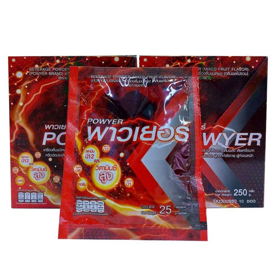 POWYER MIXED FRUIT FLAVOR  25 G.