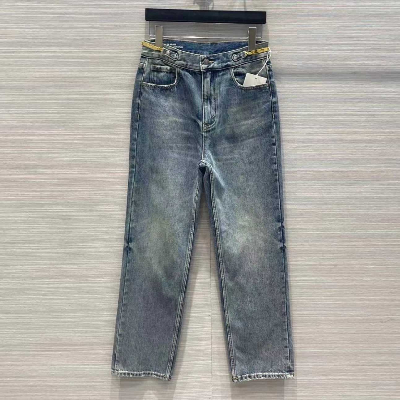 CELINE MID-RISE FLARED JEANS WITH GOURMETTE IN DARK UNION WASH TWILL กางเกงยีนส์ ขากระบอก ซีลีน