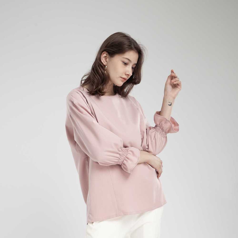 QueenCows เสื้อให้นม Campbell Long Sleeve (Pink)