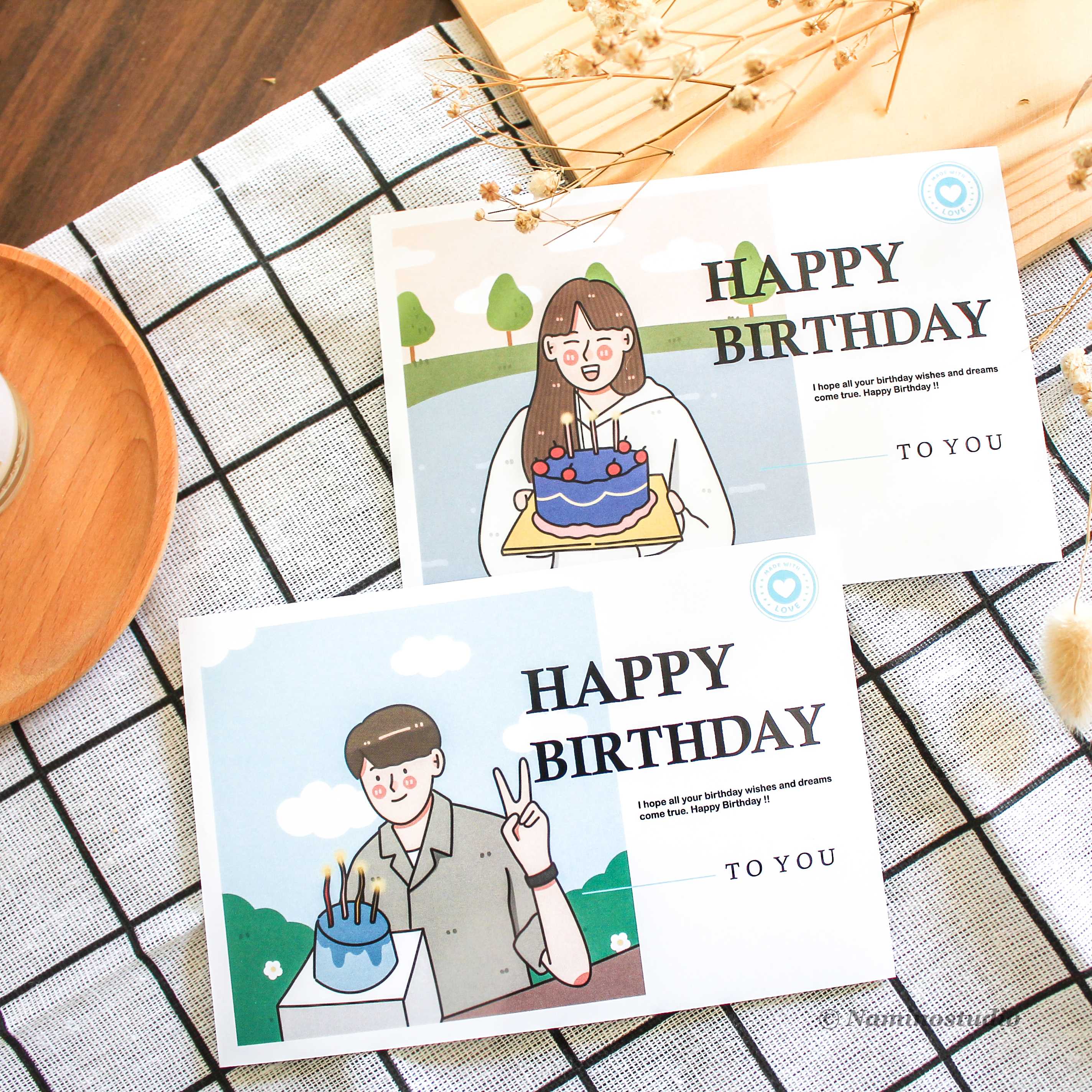 การ์ดวันเกิด การ์ดอวยพรวันเกิด Birthday card