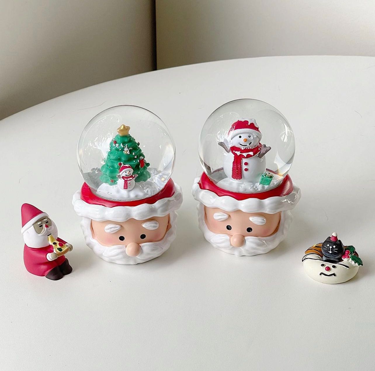 (พร้อมส่ง) snowball crystal ball น่ารักมากกกก เปิดไฟได้