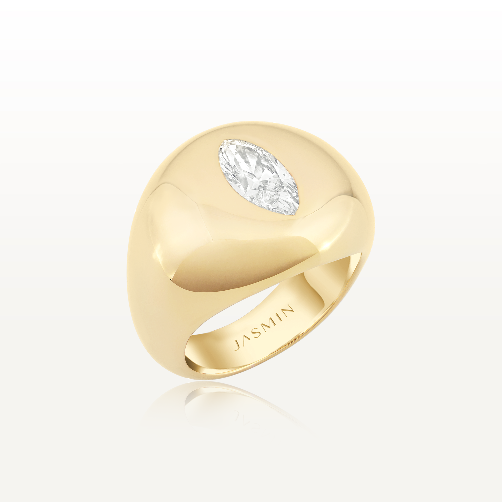 JASMIN Marquise Signet Ring SG-R02
