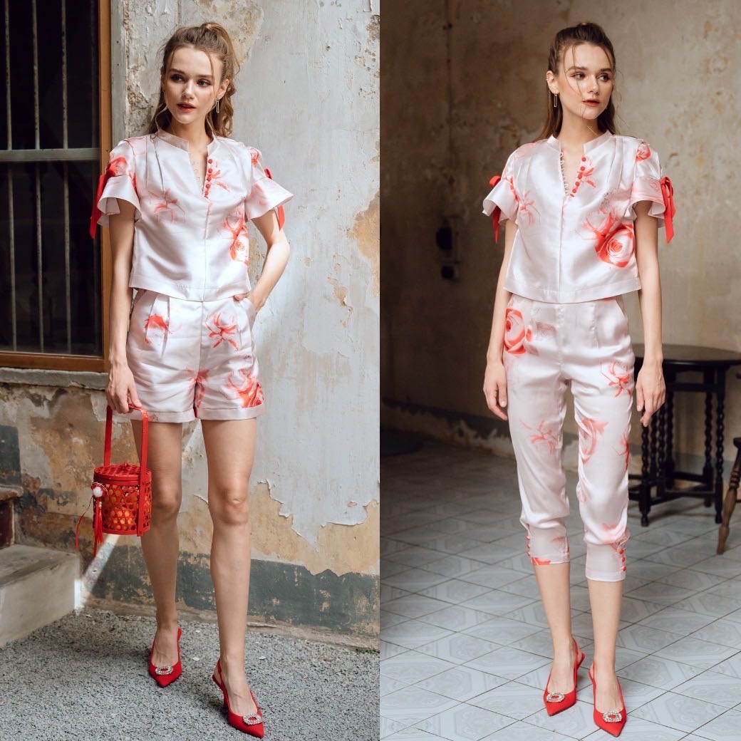 JIN NIAN TU ( TOP & PANTS ) - PINPLOY CLOSET