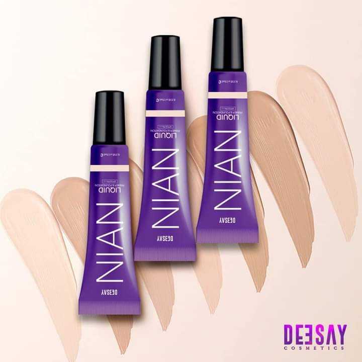 Deesay Nian Liquid Primer & Foundation Spf30 pa+++ รองพื้นเนียน ขนาด 15g.