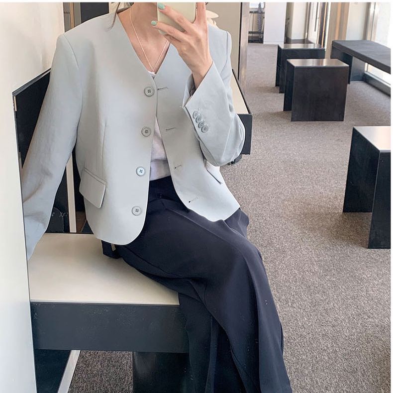 Light blue blazer