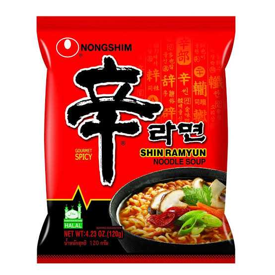 นงชิม ชินรามยอน มาม่าเกาหลี มาม่า บะหมี่กึ่งสำเร็จรูป Nongshim Shin Ramyun
