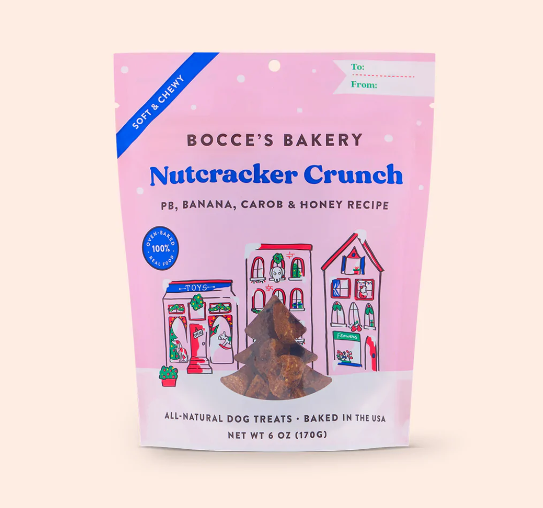 Bocce's Bakery Nutcracker Crunch Soft & Chewy Treats