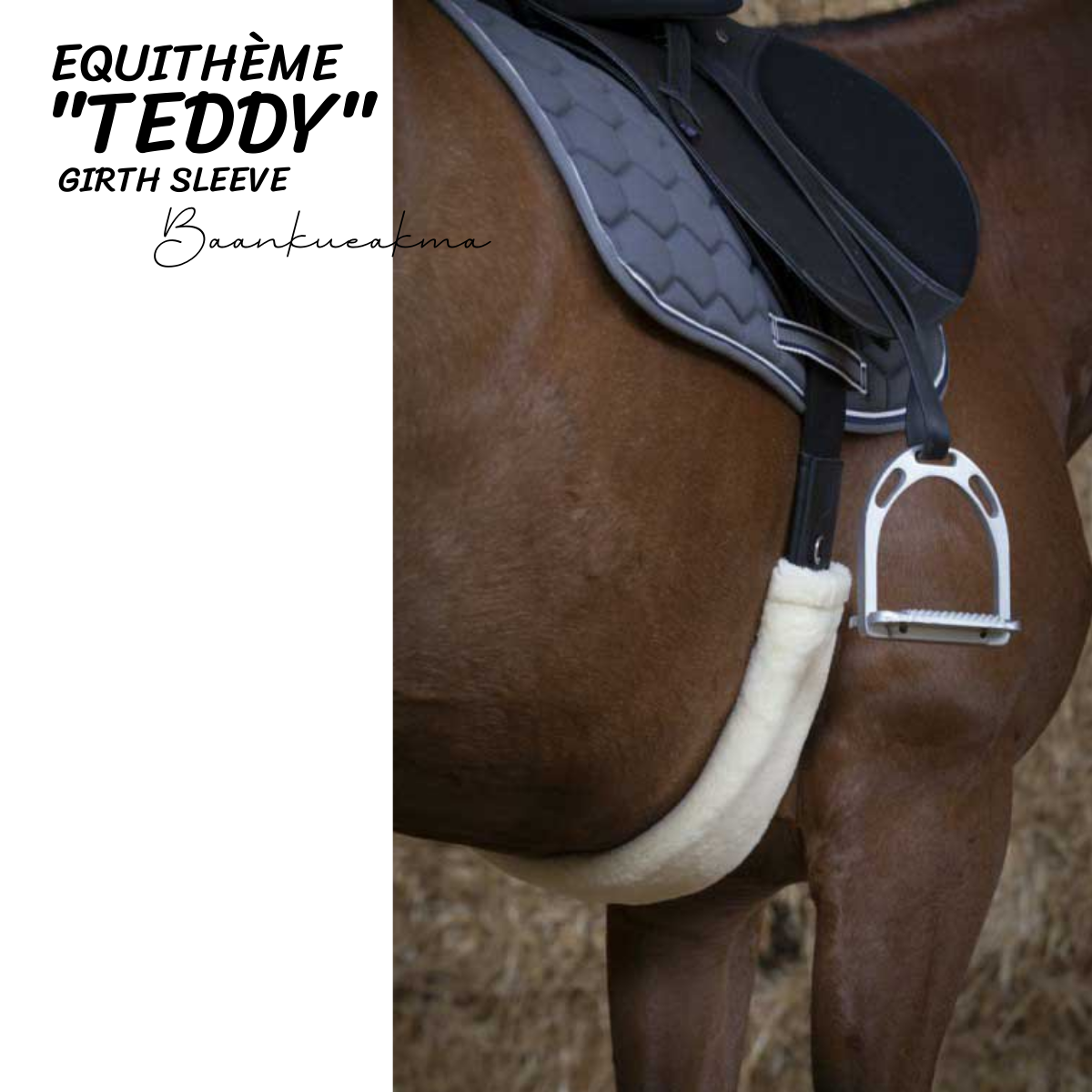 เฟอร์รองรัดทึบ  EQUITHÈME TEDDY GIRTH SLEEVE